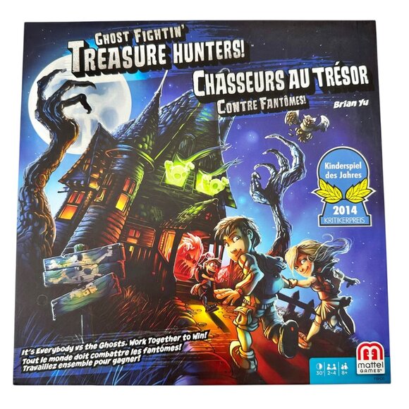 Ghost Fightin Treasure Hunters Board Game By Mattel Cooperative Game Ages 8+ - Picture 1 of 4